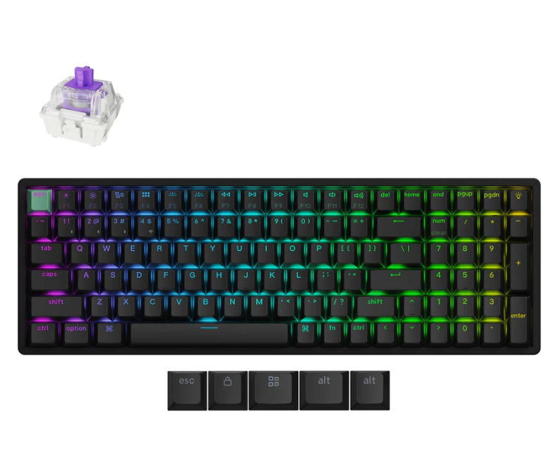 Keychron K4 HE Wireless Magnetic Nebula Switch Custom Keyboard