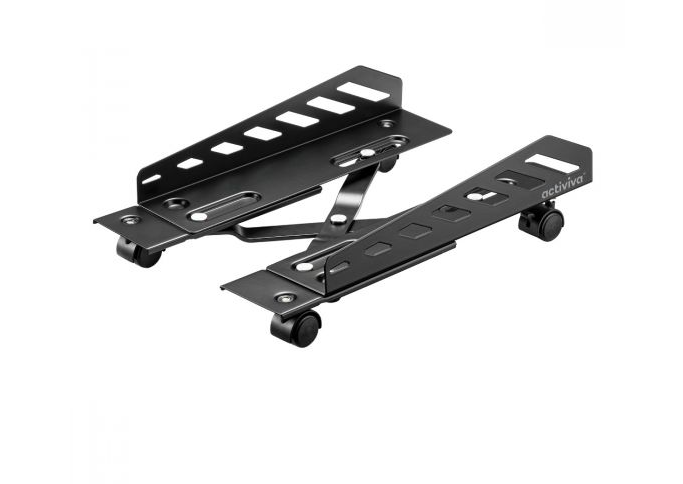 activiva Heavy-Duty PC Mobile Floor Stand with Casters