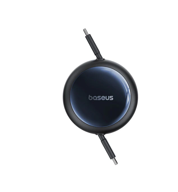 Baseus Nomos Retractable Charging Cable USB-C to USB-C 100W 1.5m Cosmic Black