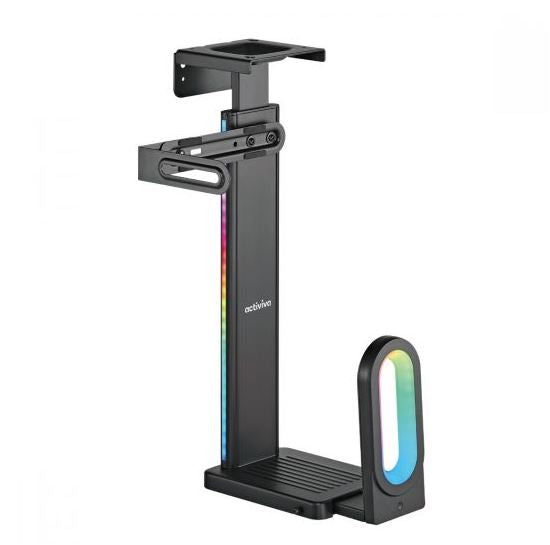 activiva RGB Ultra-Wide Adjustable Wall & Under-Desk Gaming PC Mount