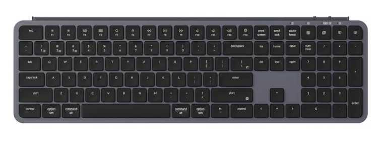 Keychron B6 Pro  B6P-K1  Wireless Ultra-Slim Keyboard - Space Gray