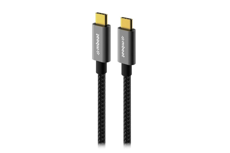 mbeat Tough Link 1.8m USB 3.2 Gen2 USB-C Cable - Space Grey