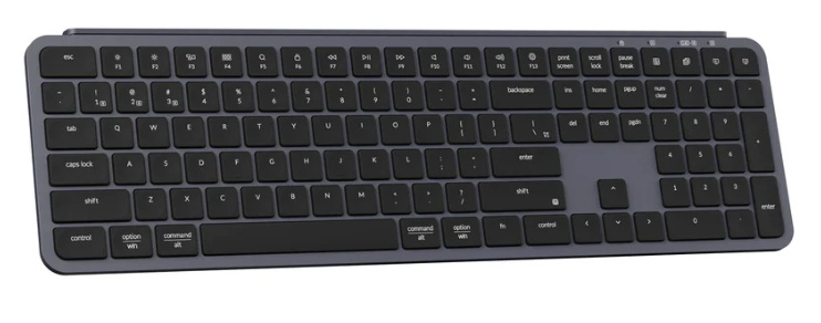 Keychron B6 Pro  B6P-K1  Wireless Ultra-Slim Keyboard - Space Gray