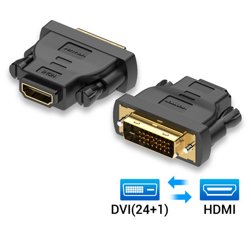 Vention HDMI Female to DVI (24+1) Male Adapter Black