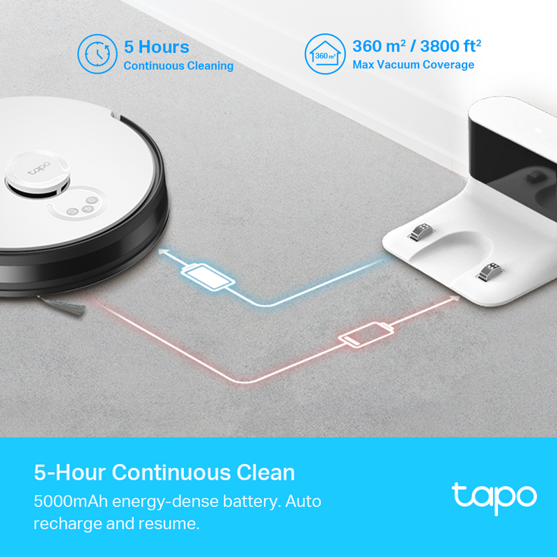 TP-Link Tapo RV30, LiDAR Navigation Robot Vacuum & Mop