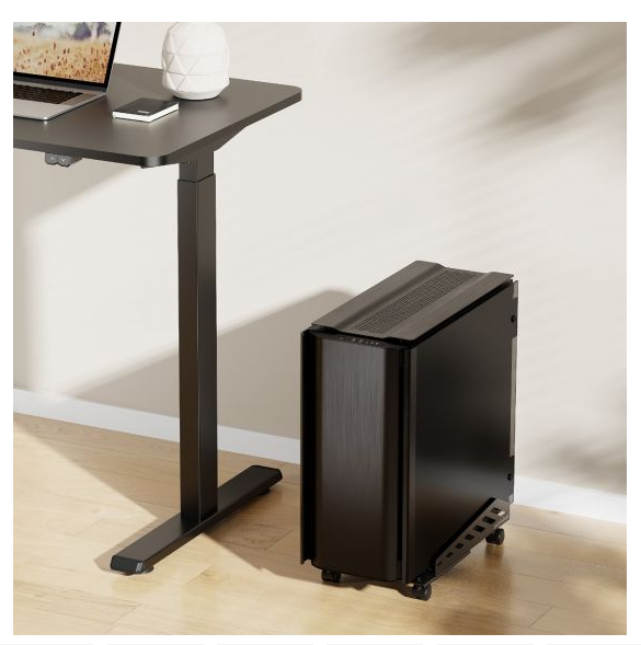 activiva Heavy-Duty PC Mobile Floor Stand with Casters