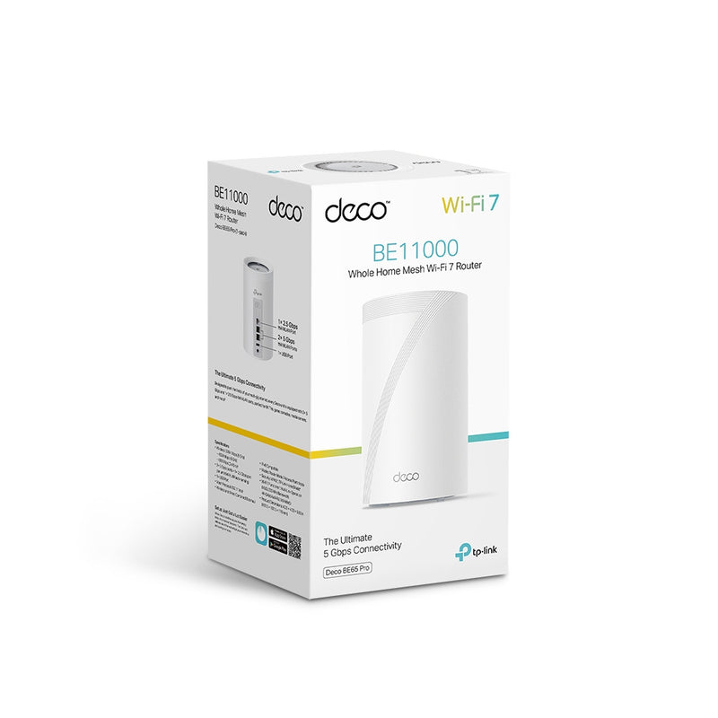 TP-Link BE11000 Whole Home Mesh WiFi 7 System - 1 Pack