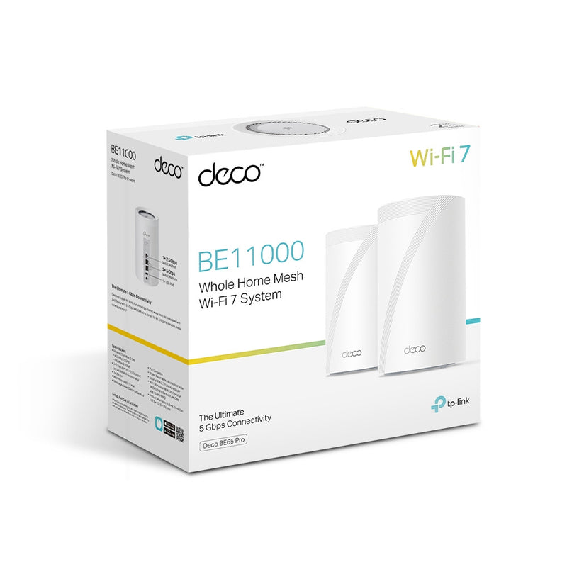 TP-Link BE11000 Whole Home Mesh WiFi 7 System - 2 Pack