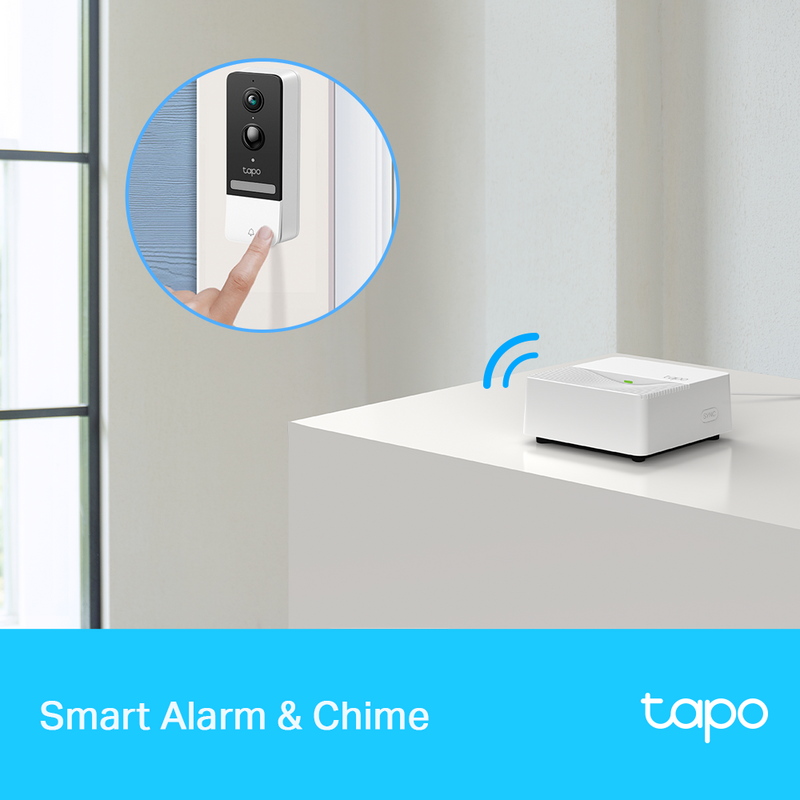 TP-Link Tapo T315 Smart Temperature/Humidity Sensor & Tapo H100 Smart Hub  with Chime