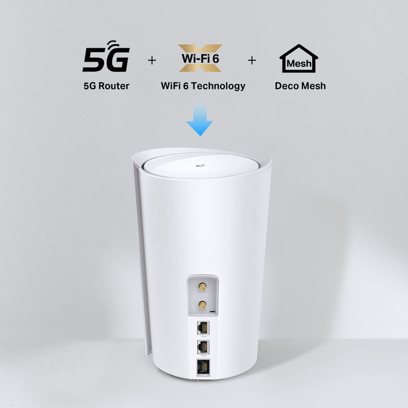 TP-Link Deco X50-5G AX3000 Whole Home Mesh WiFi 6 Gateway - 1 Pack