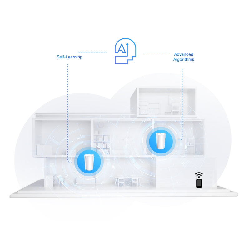 TP-Link Deco X95 AX7800 Tri-Band Mesh WiFi 6 System - 1 Pack