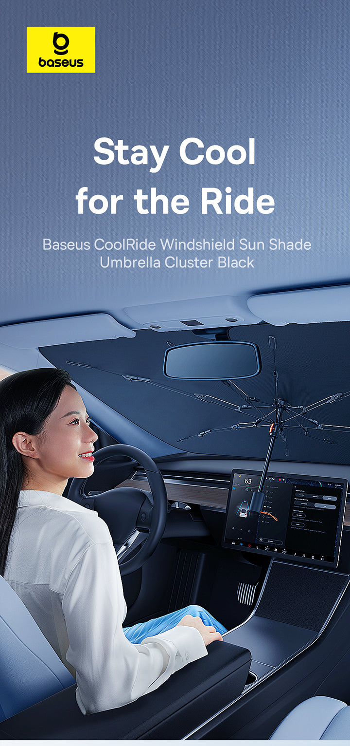 Baseus CoolRide Series Windshield Sunshade Umbrella Cluster Black