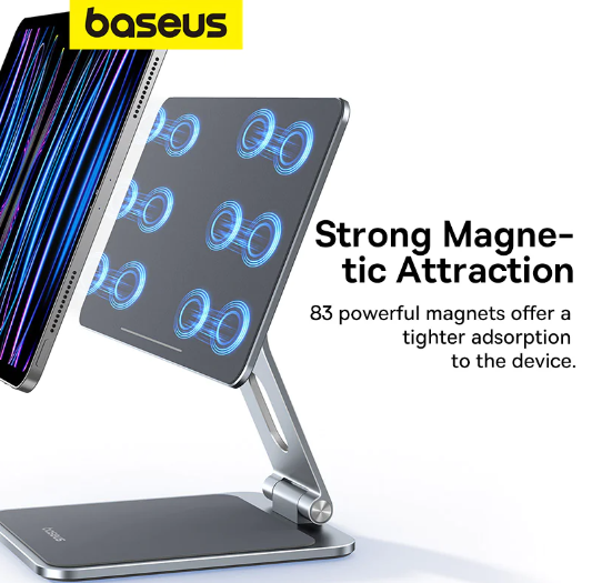 Baseus MagStable Series Magnetic Tablet Stand for iPad 12.9â€³ Space Grey