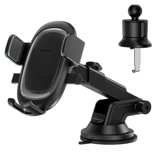 Baseus UltraControl Pro Series Clamp-Type Car Holder Set Cluster Black