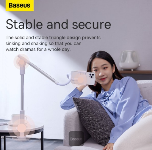 Baseus Unlimited Adjustment Lazy Phone Holder Grey