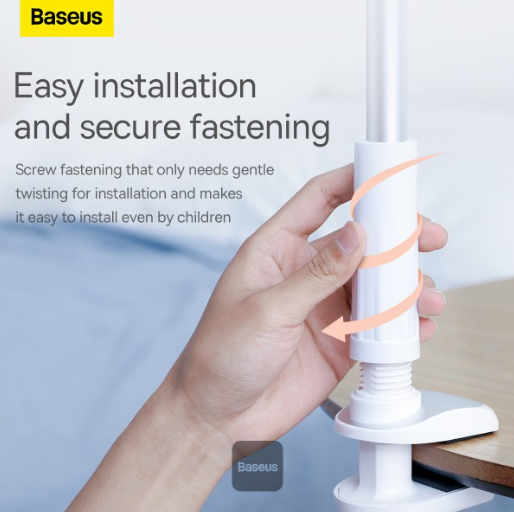 Baseus Unlimited Adjustment Lazy Phone Holder Silver