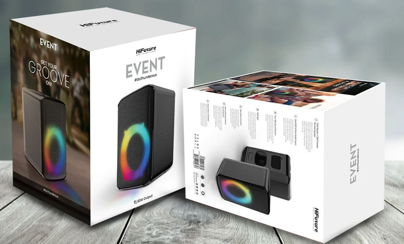 HiFuture Event Outdoor Party Bluetooth Speaker 30W, 8 hours Playtime, Black