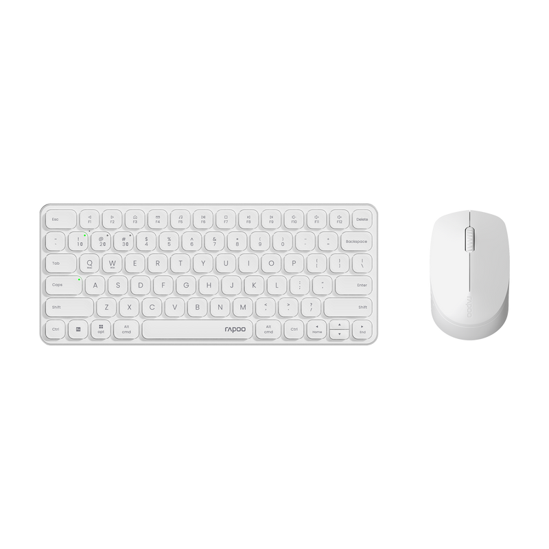 Rapoo 9010M Multi-mode Wireless Keyboard & Mouse Combo White