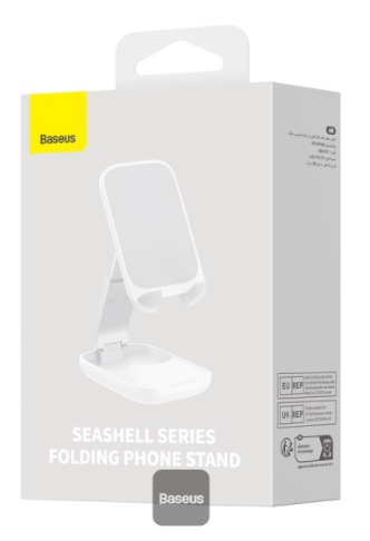 Baseus Seashell Series Folding Phone Stand Moon White