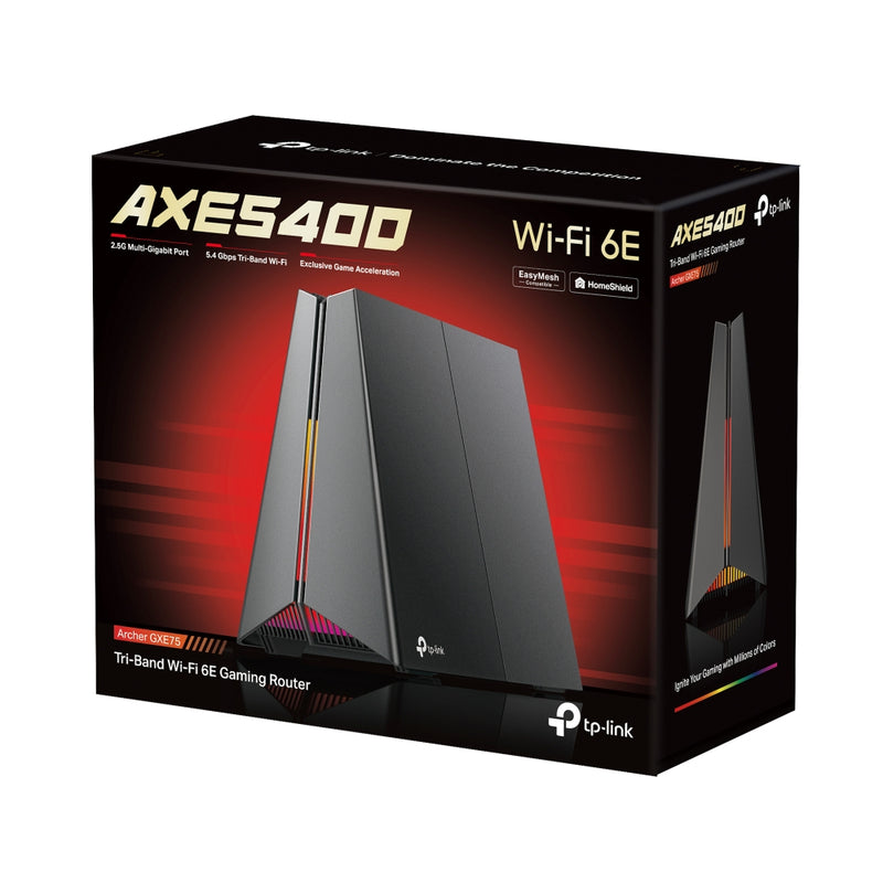 TP-Link Archer GXE75, AXE5400 Tri-Band Wi-Fi 6E Gaming Router