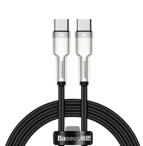 Baseus Cafule Series Metal Data Cable Type-C to Type-C 100W 1m Black