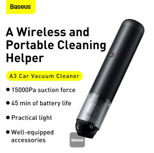 Baseus A3 Car Vacuum Cleaner（15000pa）Tarnish