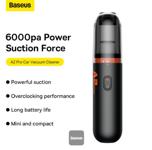 Baseus A2Pro Car Vacuum Cleaner(6000pa) Black