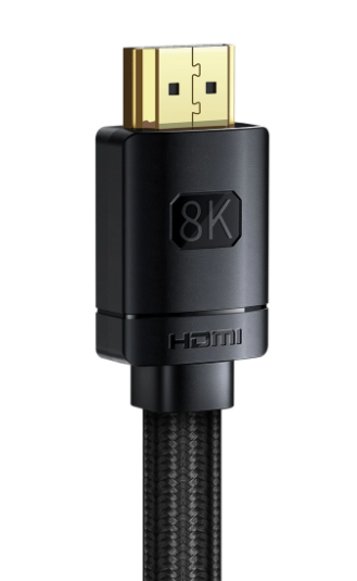 Baseus High Definition Series HDMI 8K to HDMI 8K Adapter Cable 0.5m Black