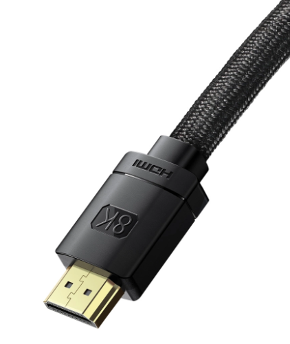 Baseus High Definition Series HDMI 8K to HDMI 8K Adapter Cable 0.5m Black