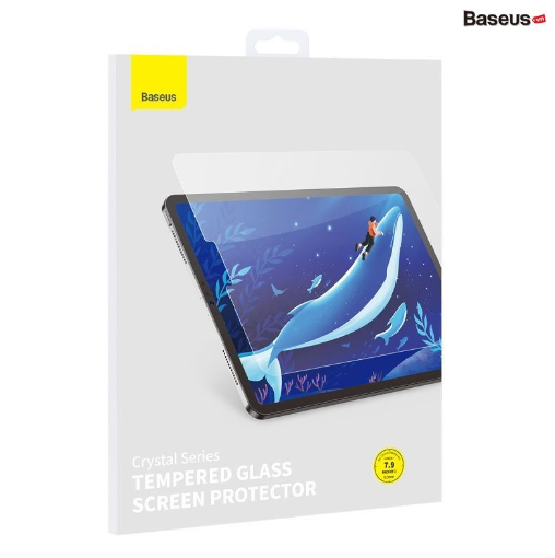 Baseus Crystal Series 0.3mm Anti Blue-ray Tempered Glass Screen Protector for 12.9" iPad Pro - Clear