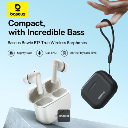 Baseus Bowie E17 True Wireless Earphones Black