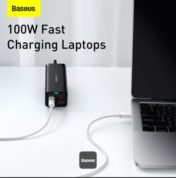 Baseus Dynamic Series Fast Charging Data Cable Type-C to Type-C 100W 1m White