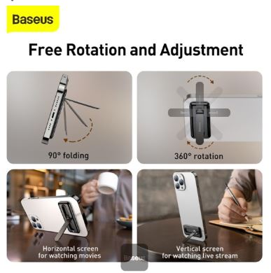 Baseus Foldable Bracket Black for Mobile Phone