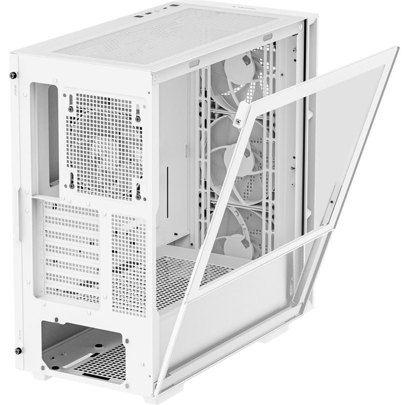 Deepcool CH560 hybrid airflow and dual 360 AIO supported ATX case White