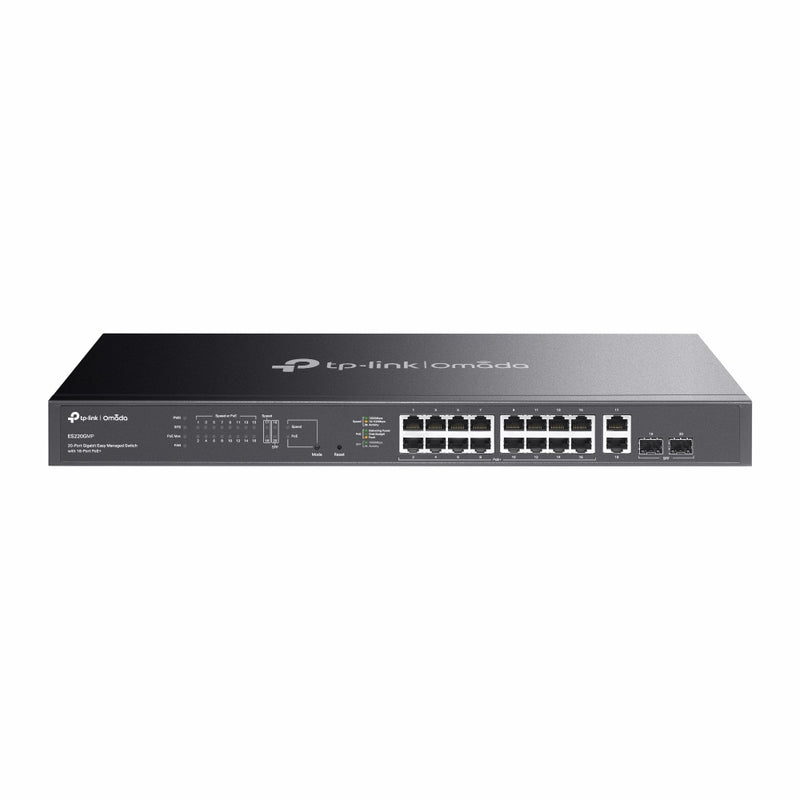 TP LINK ES220GMP Omada 20-Port Gigabit Easy Managed Switch with 16-Port PoE+