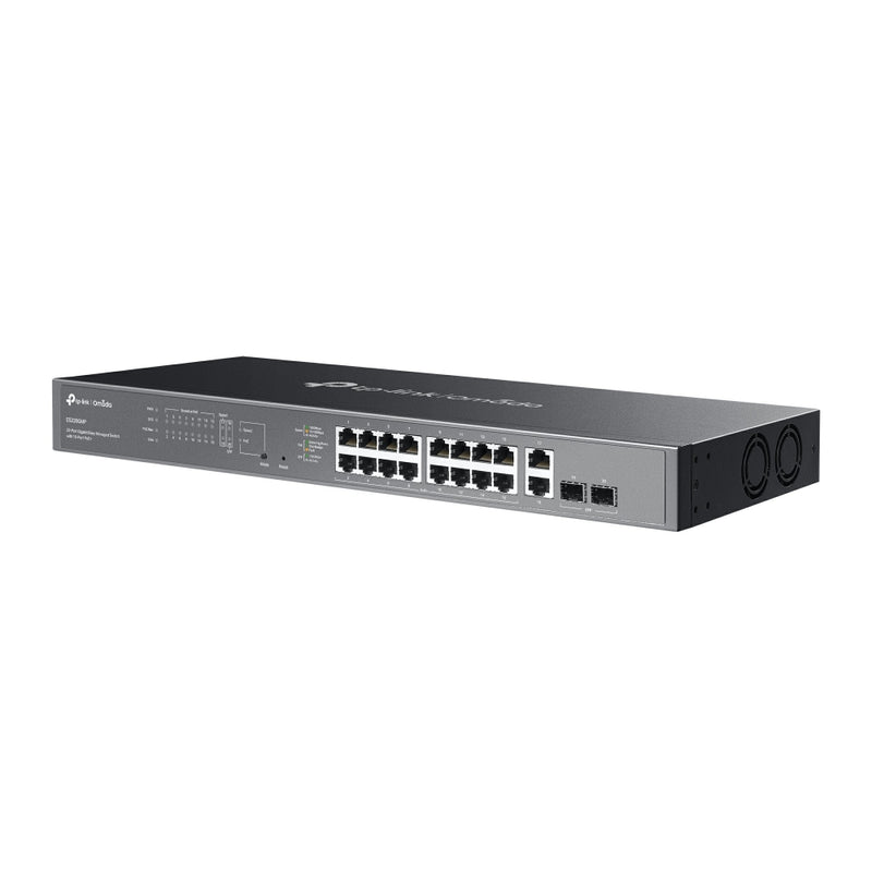 TP LINK ES220GMP Omada 20-Port Gigabit Easy Managed Switch with 16-Port PoE+