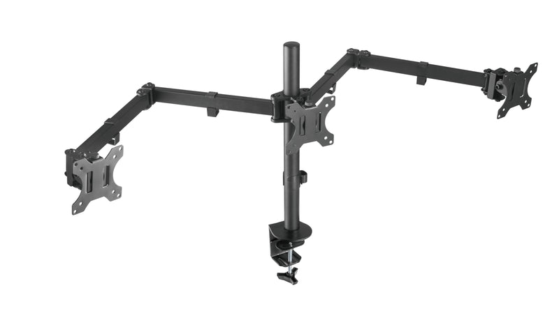 Economy Triple Monitor Steel Monitor Arm 13-32