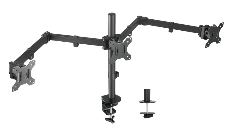 Economy Triple Monitor Steel Monitor Arm 13-32