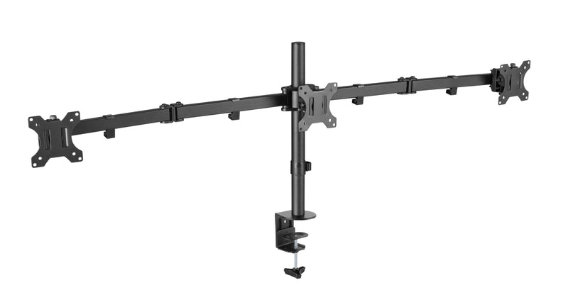 Economy Triple Monitor Steel Monitor Arm 13-32