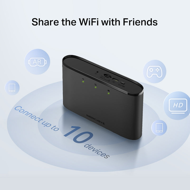 Mercusys MT110, 4G LTE Mobile Wi-Fi