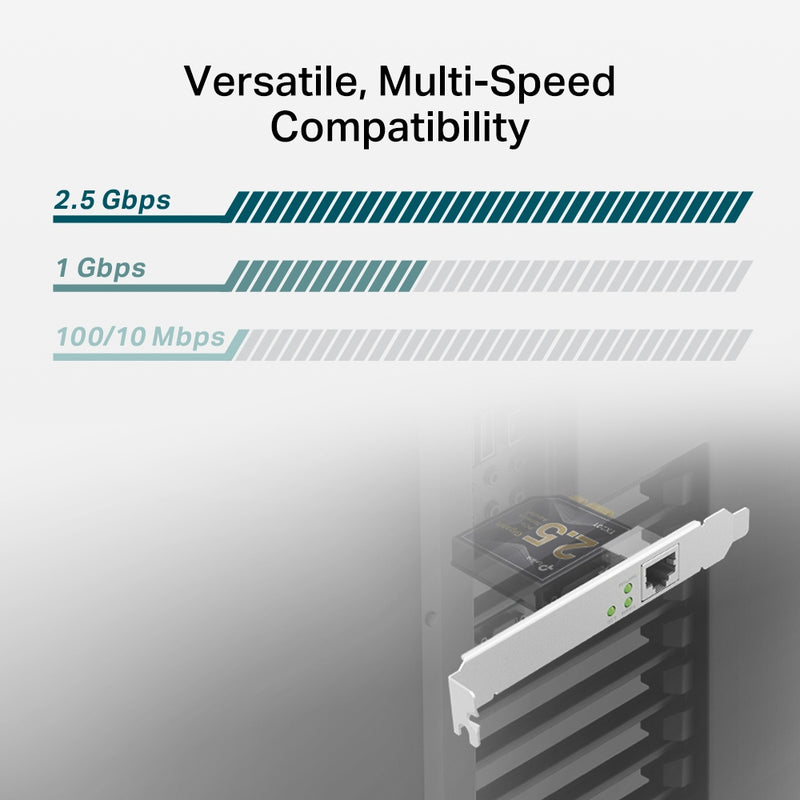 TP LINK TX201 2.5 Gigabit PCIe Network Adapter