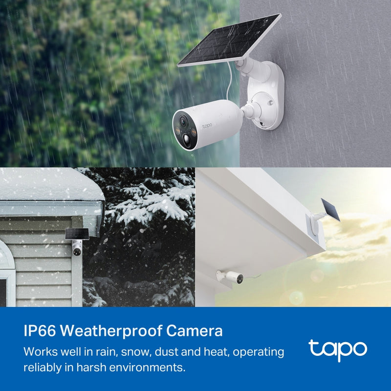 TP LINK Tapo C425 KIT, Smart Wire-Free Security Camera and Solar Panel