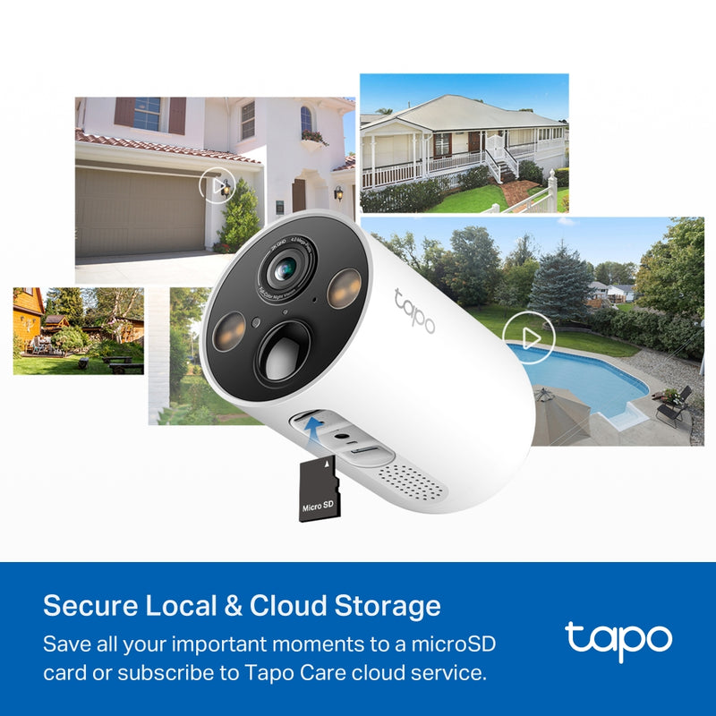 TP LINK Tapo C425 KIT, Smart Wire-Free Security Camera and Solar Panel