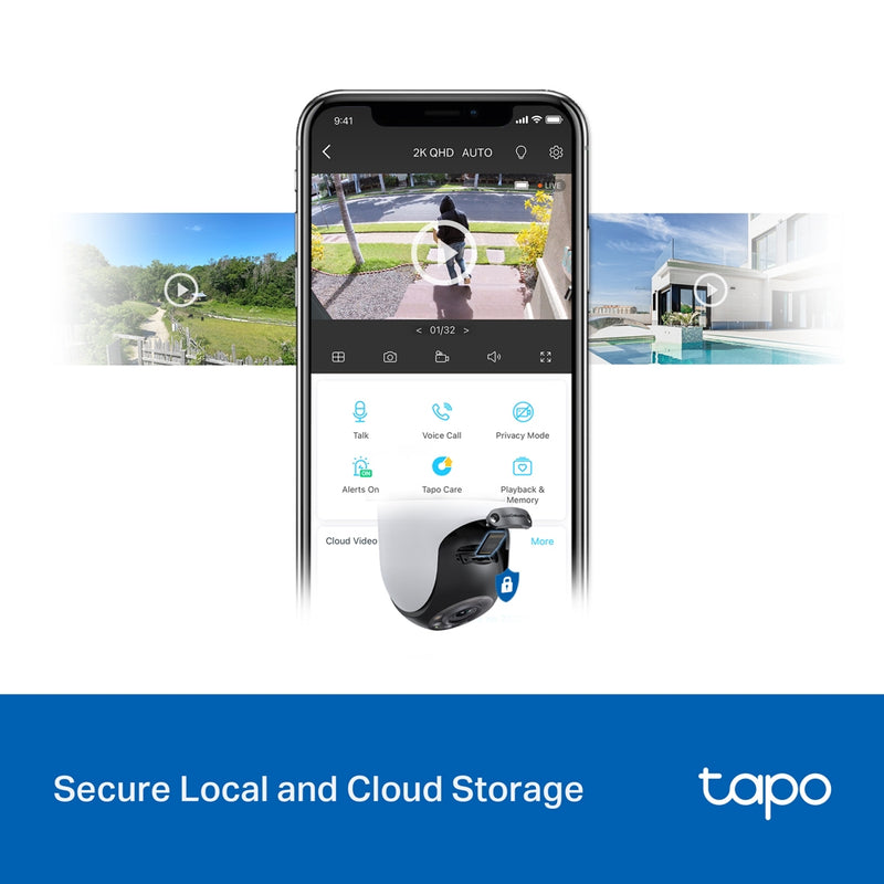 Tapo C510W, Outdoor Pan/Tilt Security WiFi Camera