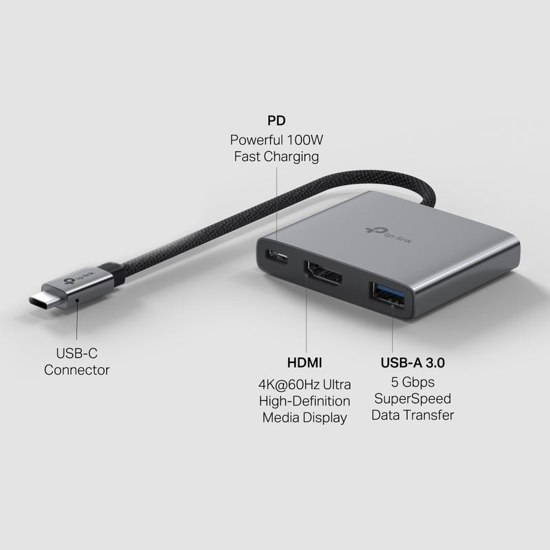 TP-Link UH3020C, USB Type-C 3 in 1 Hub