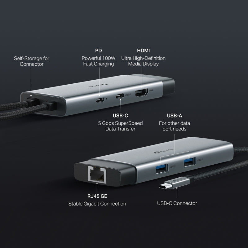 TP-Link UH6120C, USB Type-C 6-Port Hub