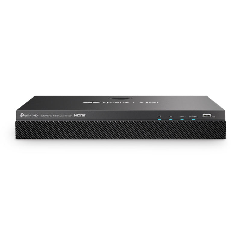 TP-Link VIGI NVR2008H-8MP, VIGI 8 Channel PoE+ Network Video Recorder