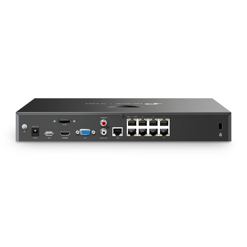 TP-Link VIGI NVR2008H-8MP, VIGI 8 Channel PoE+ Network Video Recorder