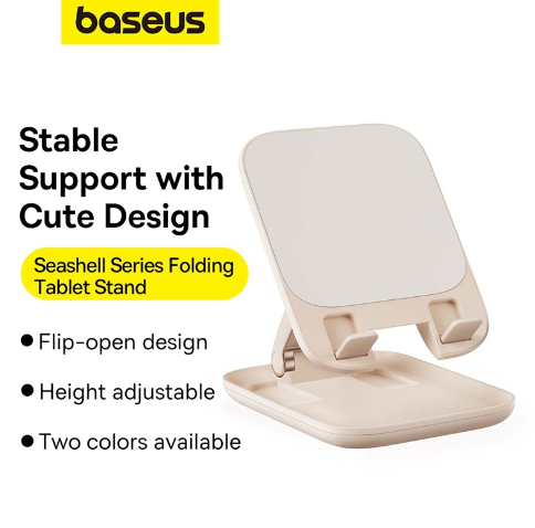 Baseus Seashell Series Folding Tablet Stand Baby Pink