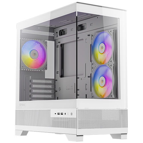 Antec CX500M ARGB White mid tower gaming case